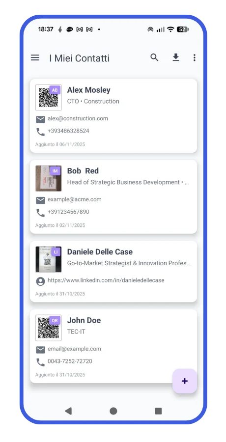 AnyContact App Mockup